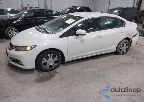 2014 Honda Civic Hybrid from USA, damaged, VIN 19XFB4F27EE200778